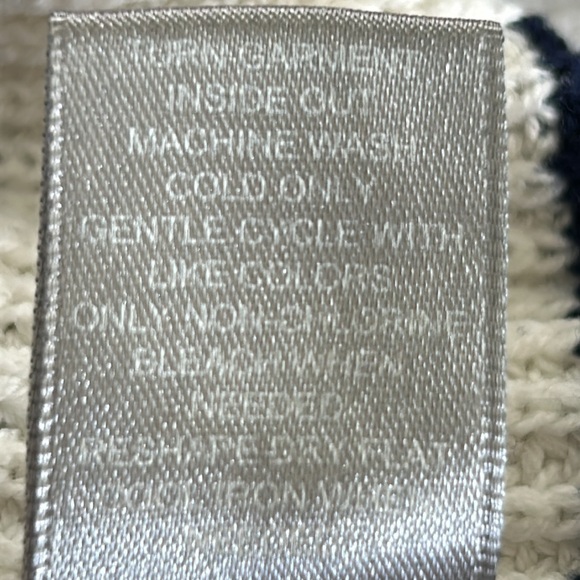 Marled Reunited Clothing Ribbed Oversize Striped Sweater w Side Button Detail - Picture 7 of 9